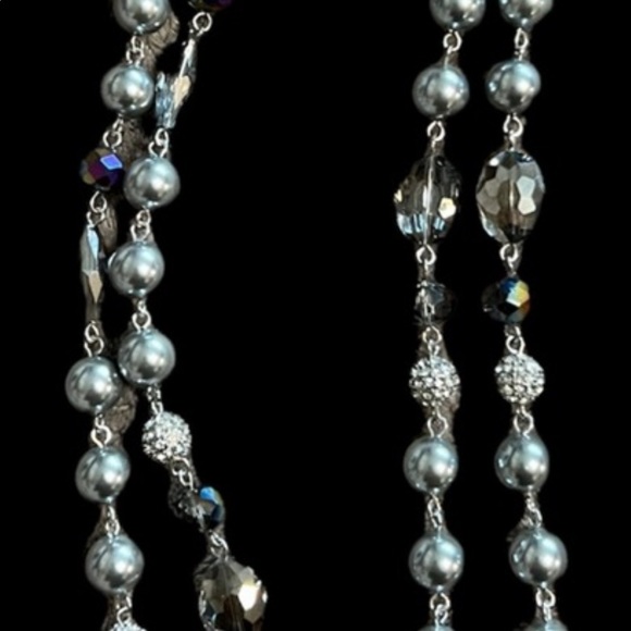 Silver Gray Necklace - Picture 2 of 5